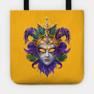 Mardi Gras Carnival Masquerade Mask Tote