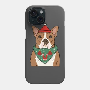 Christmas Dog  Hat Phone Case