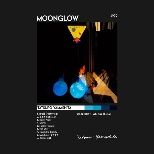 Moonglow Album Cover - Tatsuro Yamashita | City Pop | 70s 80s 90s | Track List | by ArcaNexus