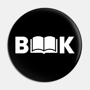 Book Wordmark Pin