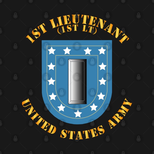 Army - 1st Lieutenant Flash w Rank - 1LT by twix123844