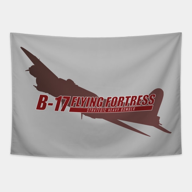 B-17 Flying Fortress Tapestry by TCP