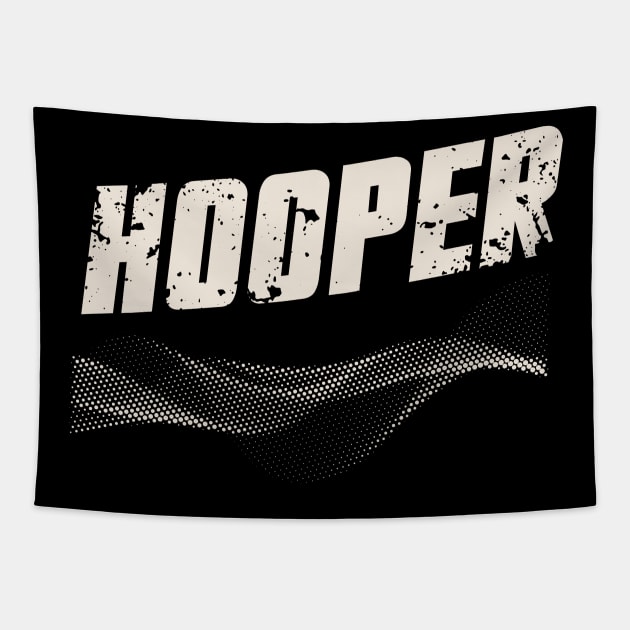 Hooper Basketball Born To Hoop Distressed Practice Jersey Tapestry by The Shirt Genie