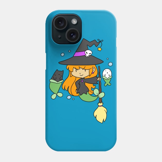 Mermaid Witch Phone Case by saradaboru