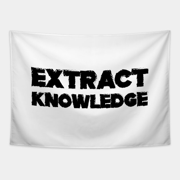 EXTRACT KNOWLEDGE Tapestry by KC Happy Shop