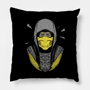 Yellow Ninja Pillow