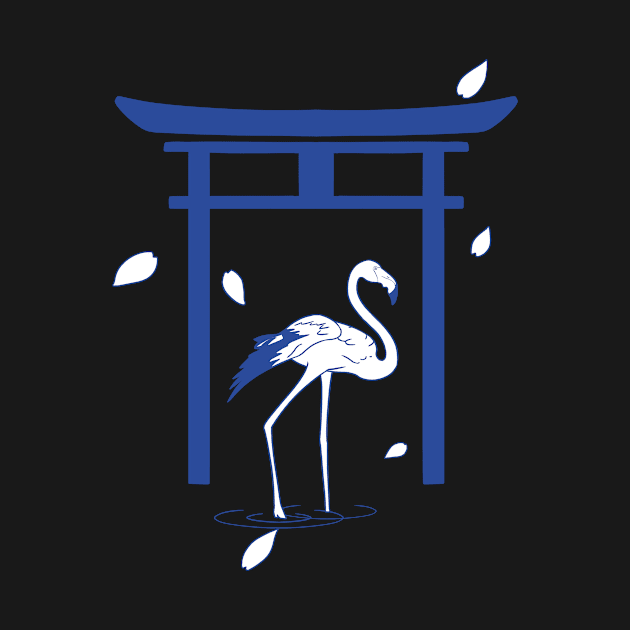 Crane and Temple by escic