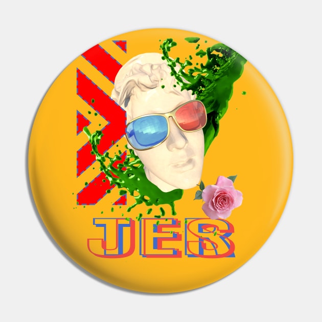 The jester archetype 3d Pin by LADROID