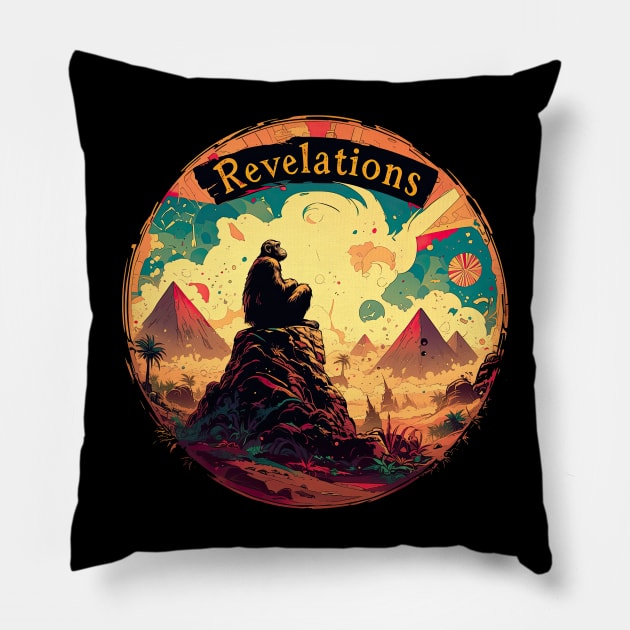 Revelations Iron Maiden monkey Pillow by obstinator