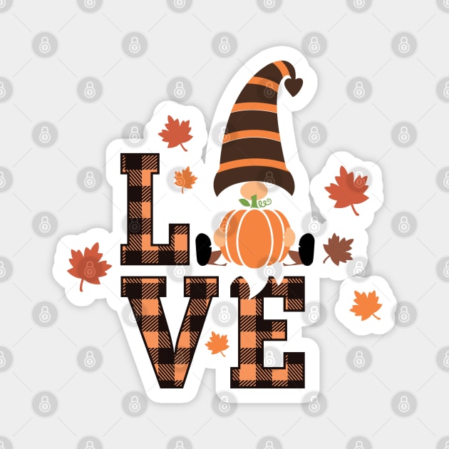 Fall Love Autumn Season Magnet by ThinkLMAO