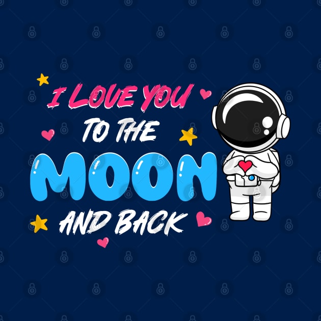 I love you to the moon and back by Morishasha