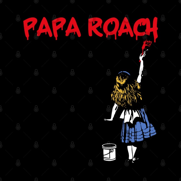 papa roach and red girl by j and r