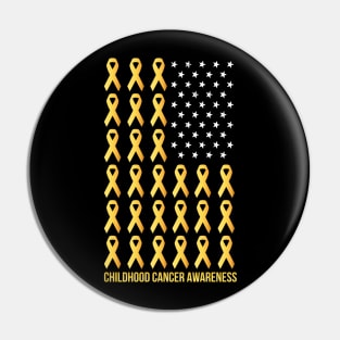Hope For A Cure Childhood Cancer Awareness Support Childhood Cancer Warrior Gifts Pin