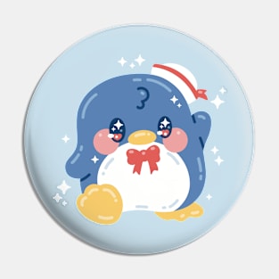 Kawaii Tuxedo Penguin Art Pin