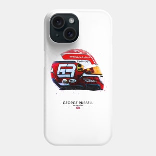 F1 2020 George Russell Crash Helmet Phone Case