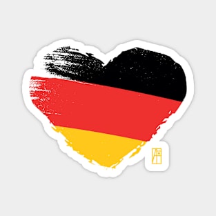 I love my country. I love Deutschland, I am a patriot. In my heart, there is always the Deutschland flag Magnet