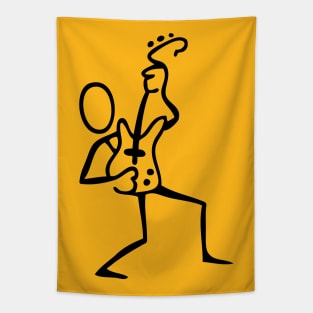 Guitar Player Tapestry