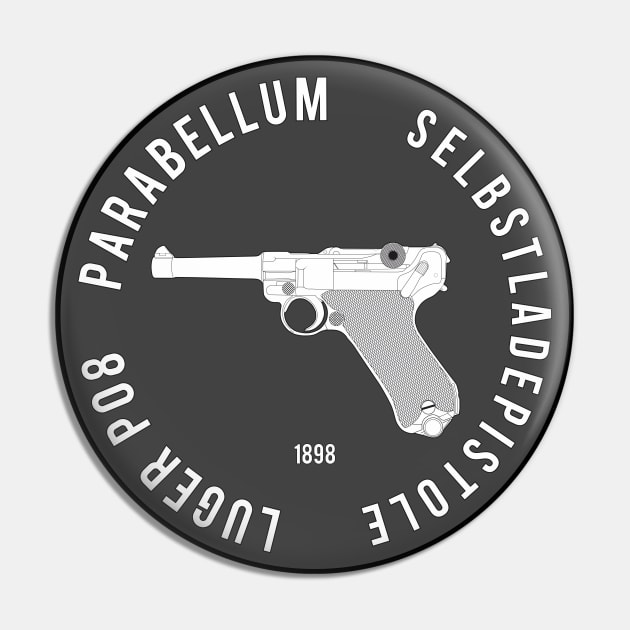 Parabellum Luger P08 Pin by FAawRay