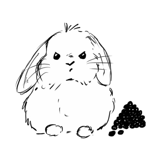 Art theft is poop bunny by WillowGrove