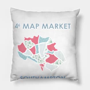 Southampton Map - Pocket Size Pillow