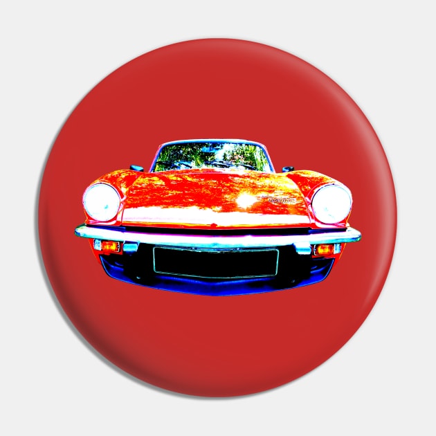 Triumph Spitfire 1970s classic British sports car red Pin by soitwouldseem