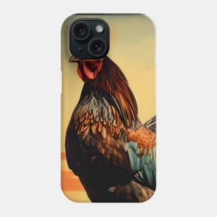 Beautiful Vintage Rooster Art | Classic Country Charm and Timeless Elegance Phone Case