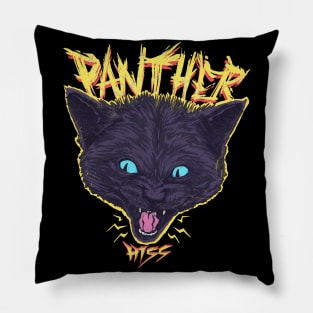 Panther Hiss Pillow