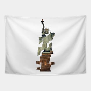 Deformed Statue of Liberty Tapestry