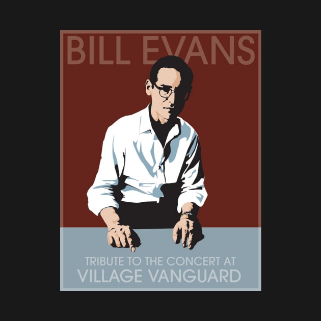 Bill Evans T-Shirt by Keithhenrybrown