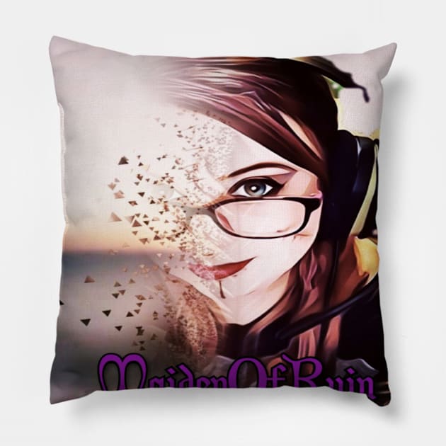Maiden Fading Away Pillow by MaidenOfRuin