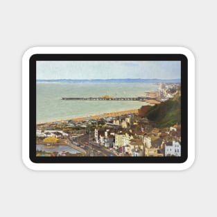 Hastings From Above as Digital Art Magnet