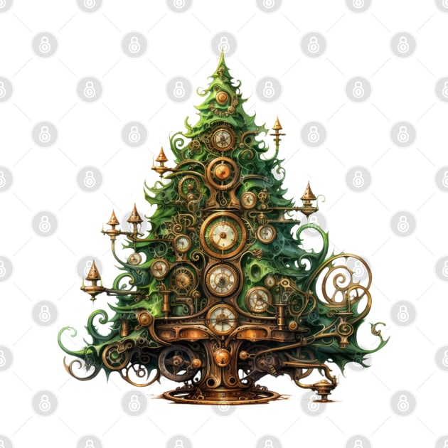 Steampunk Christmas Tree by Chromatic Fusion Studio