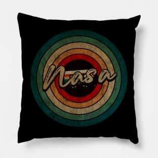 Nasa  - Vintage Circle kaset Pillow