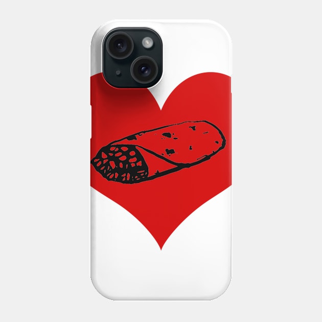 Burrito Love Phone Case by EdgeGraphics97