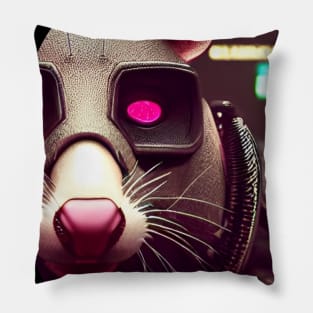 Opossum Cyberpunk 2077 Mood Gift ideas Pillow