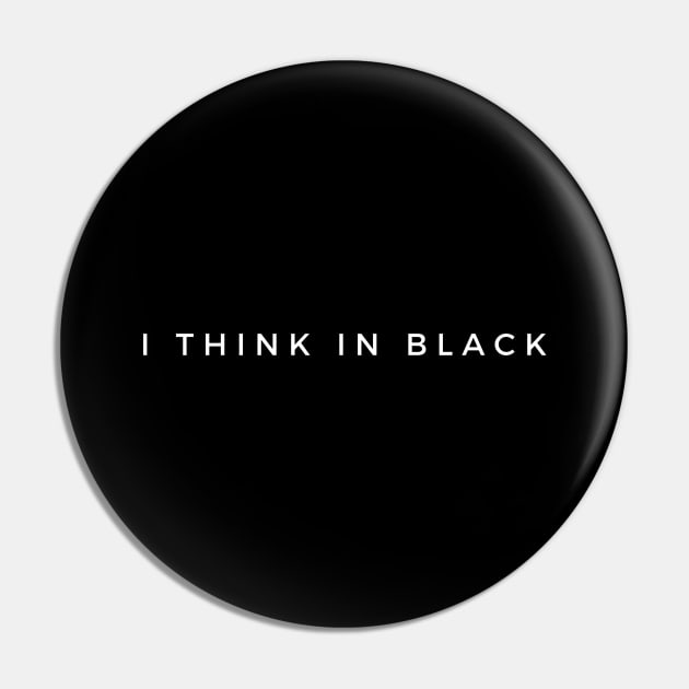 I think in black. Pin by numidiadesign