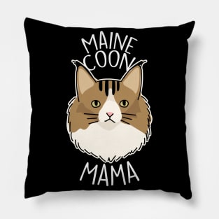 Maine Coon Cat Mama Pillow