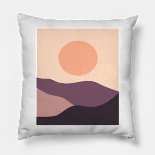 Graphic Landscape II Pillow