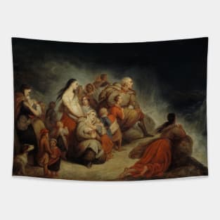 The Storm by Ary Scheffer, circa 1820 Tapestry