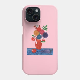 Vase with Beautiful Flowers Phone Case