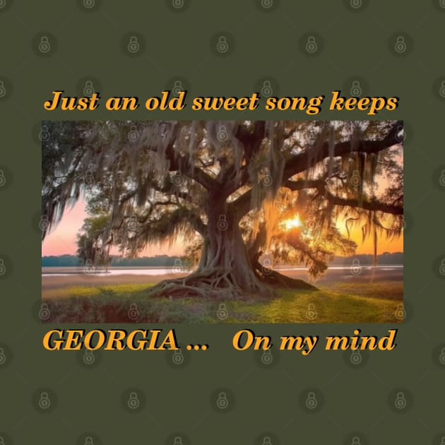 Georgia on my mind - Live Oak tree by Time Travelers Nostalgia