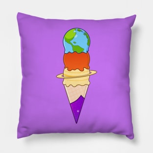 space ice cream Pillow