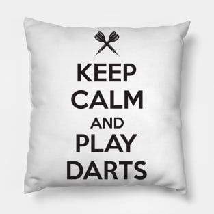 Keep calm and play darts Pillow