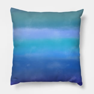 Stormy Skies: Abstract Art Pillow