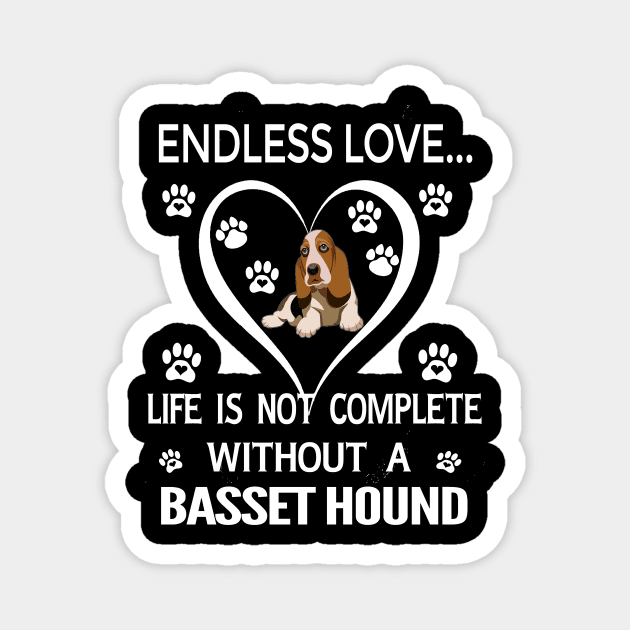 Basset Hound Lovers Magnet by bienvaem