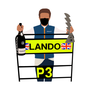 Lando Norris Imola Podium 2021 T-Shirt