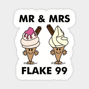 Mr & Mrs Flake 99 Magnet