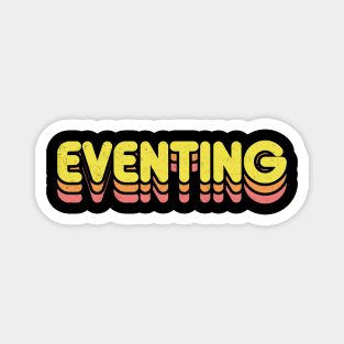 Retro Eventing Magnet