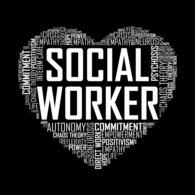 Social Worker Heart by LetsBeginDesigns