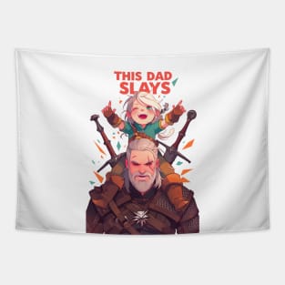 This Dad Slays - Father's Day Gift - Witcher Tapestry